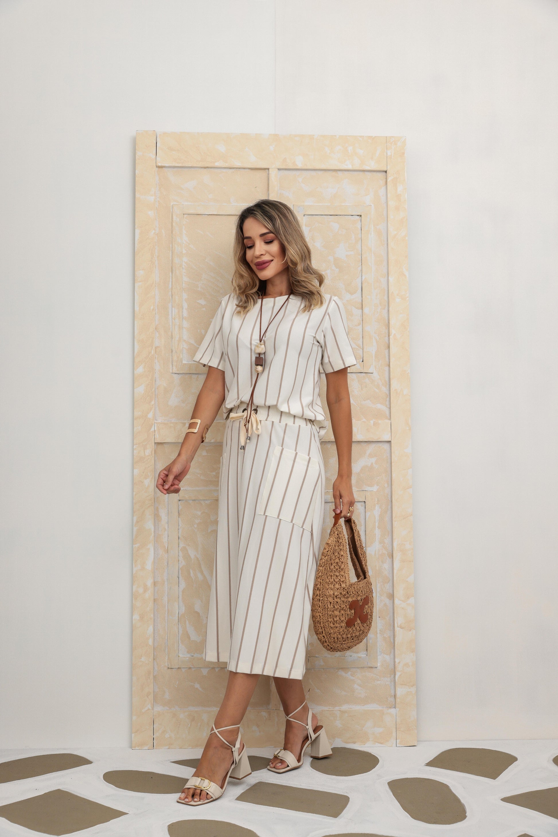 Conjunto Saia Astúrias - Off White