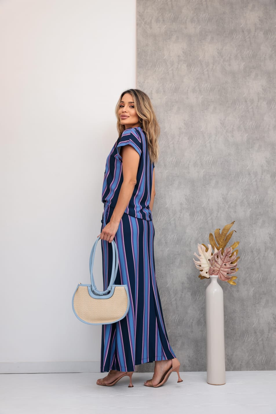 Conjunto Saia Classic - Azul Pacífico