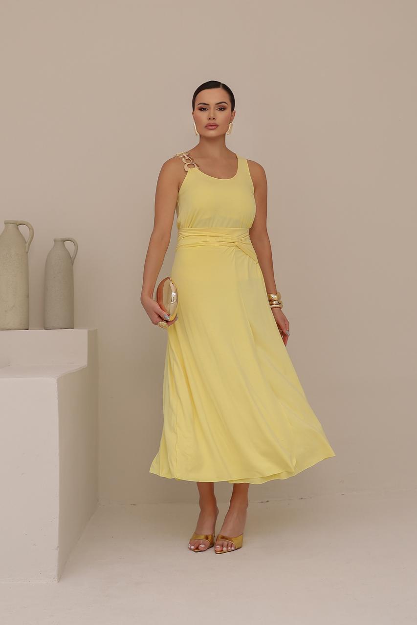 Conjunto Saia Dalinne - Amarelo