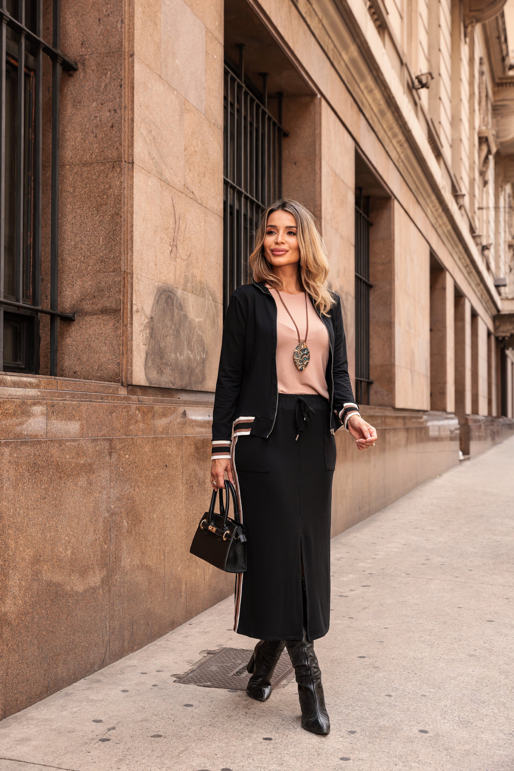 Conjunto Saia Resende - Preto