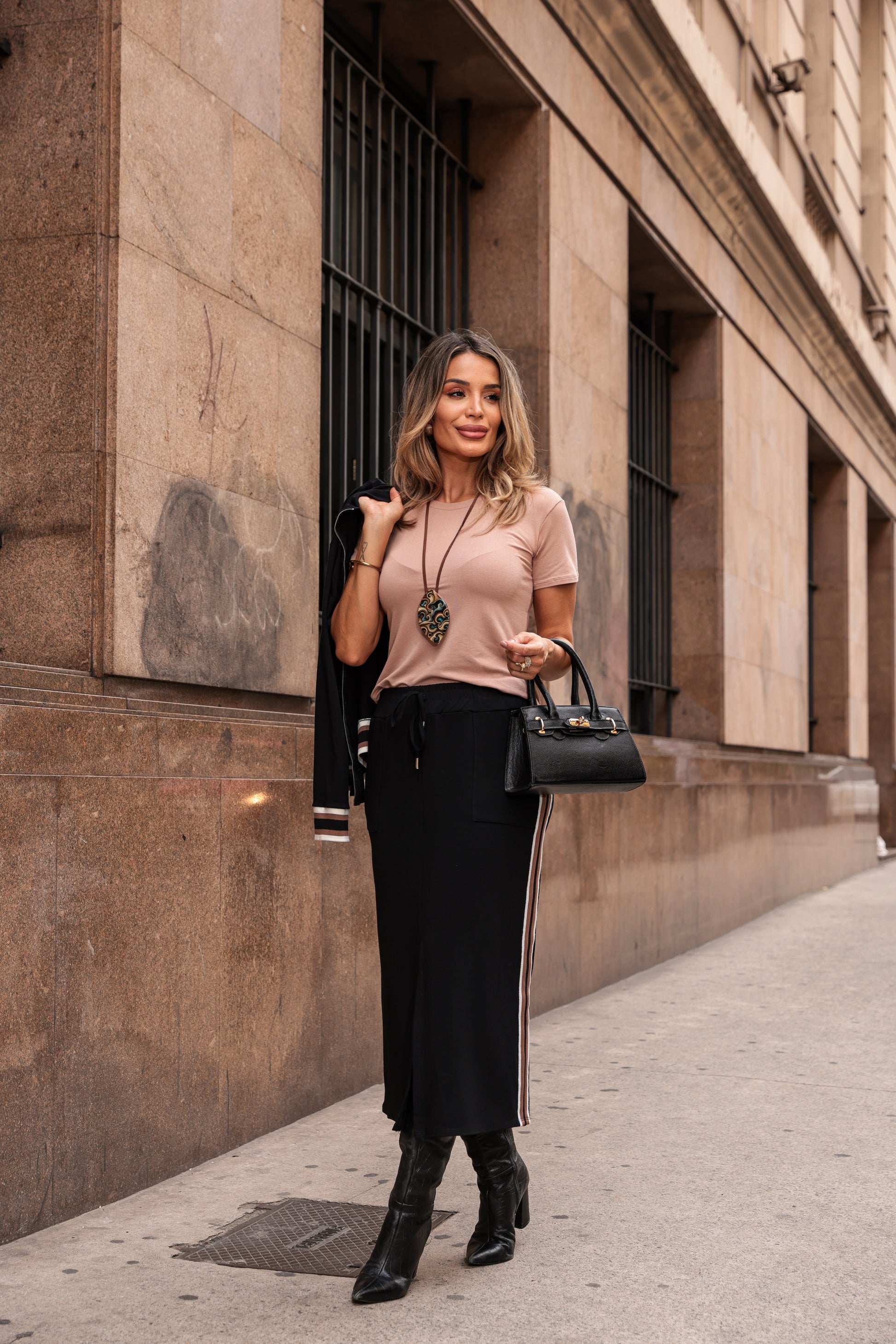 Conjunto Saia Resende - Preto