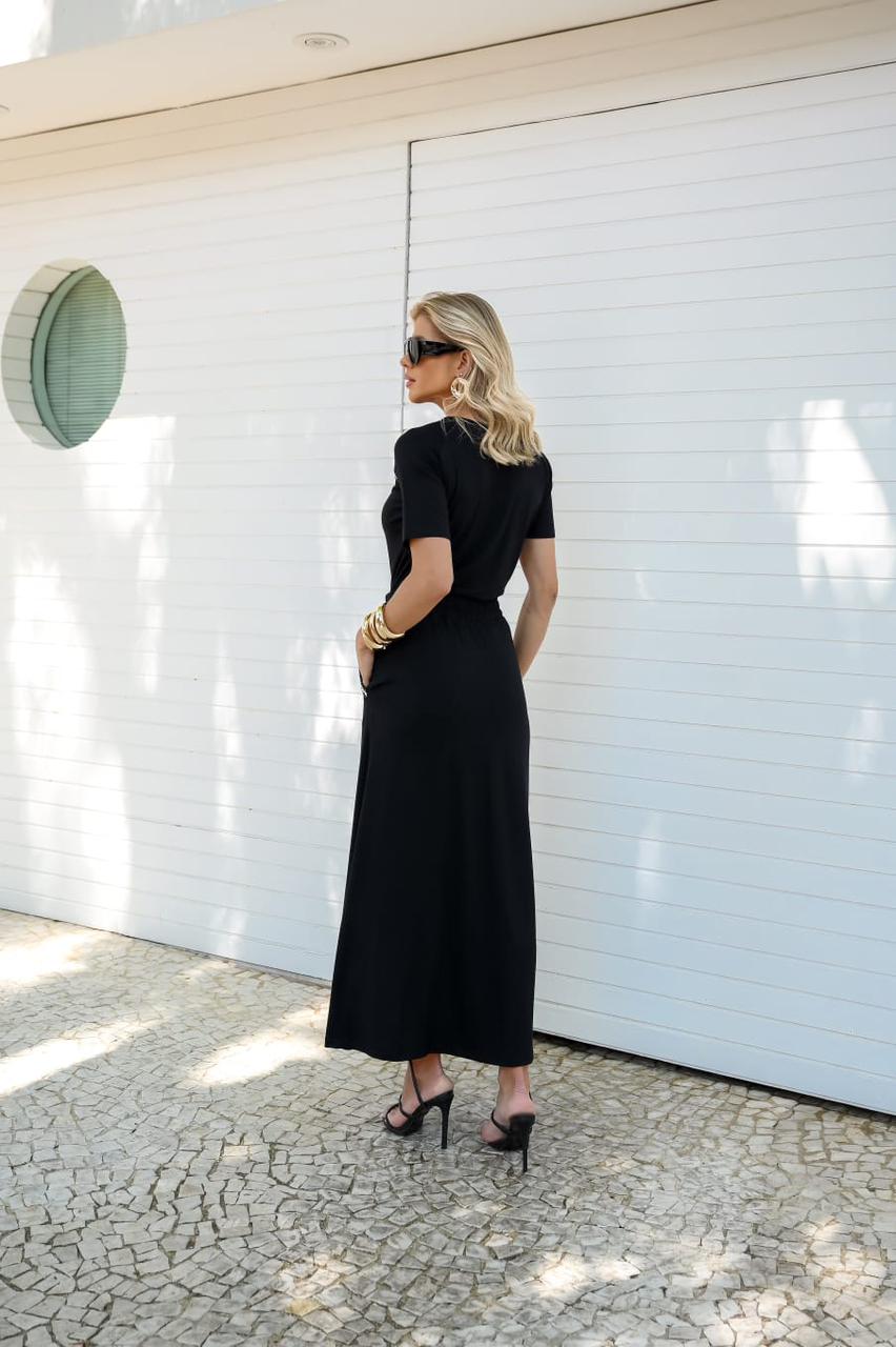 Conjunto Saia Tempus - Preto