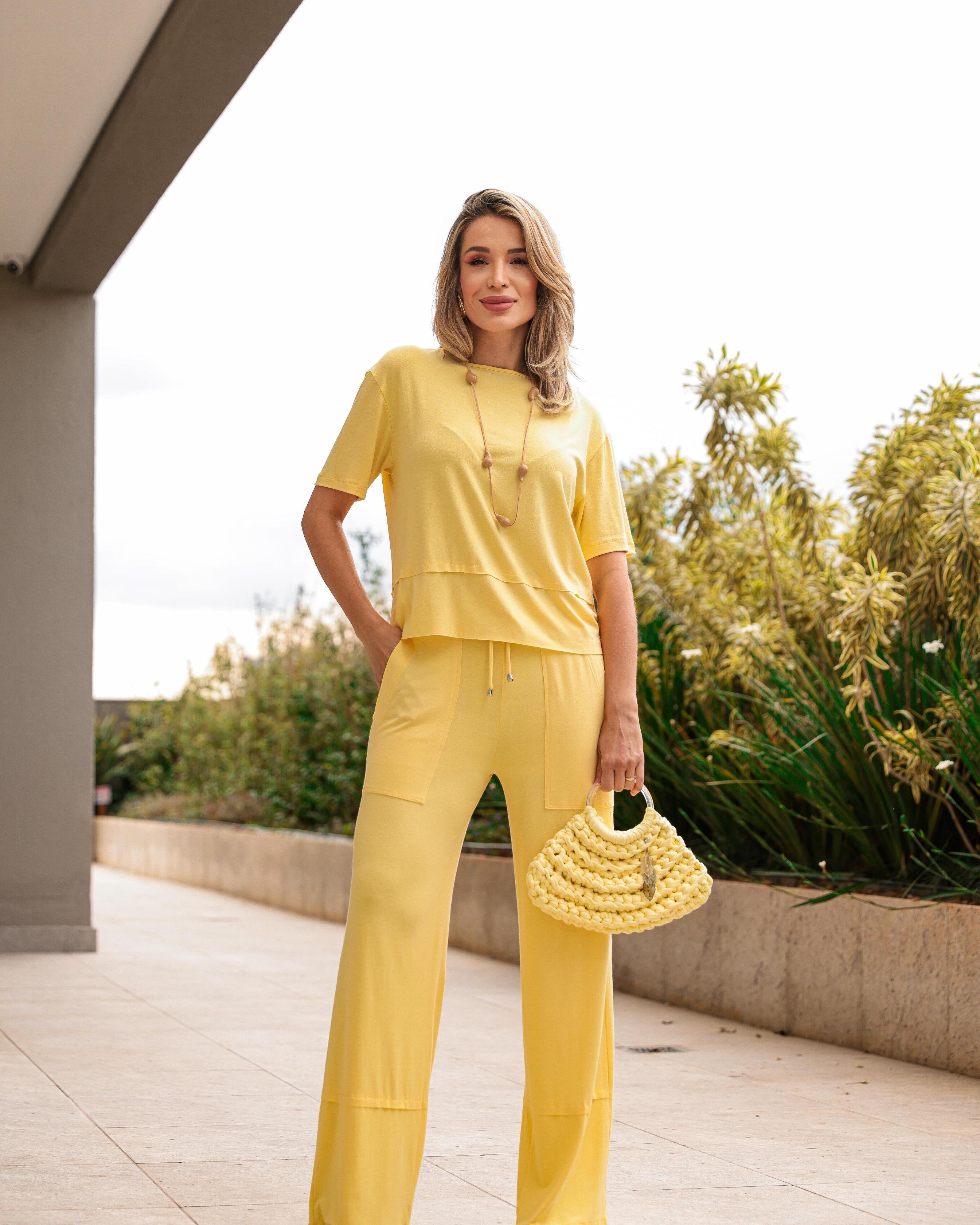 Conjunto Sailor - Amarelo