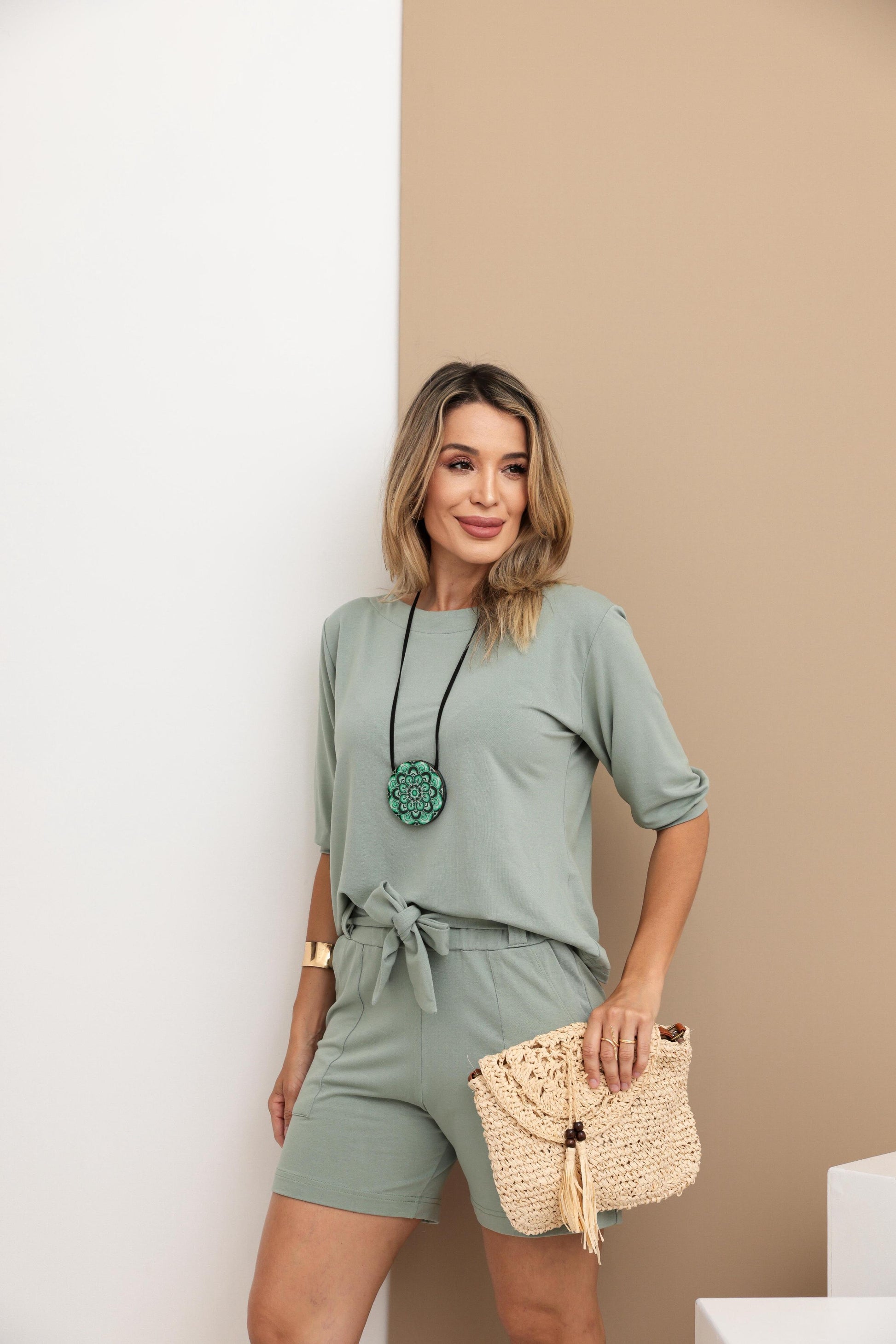 Conjunto Savana - Verde Salsa