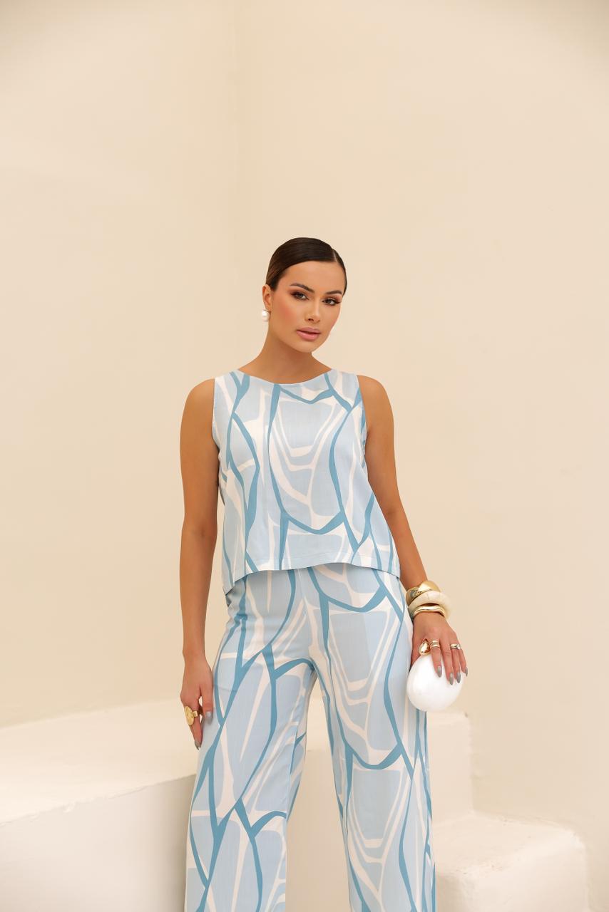 Conjunto Savoy - Estampa Azul