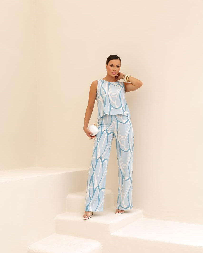 Conjunto Savoy - Estampa Azul