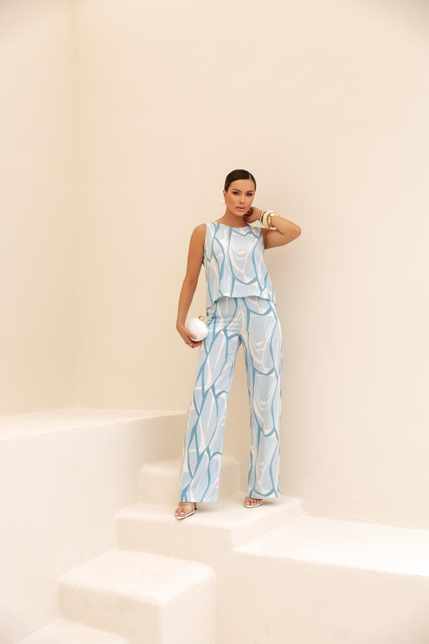 Conjunto Savoy - Estampa Azul