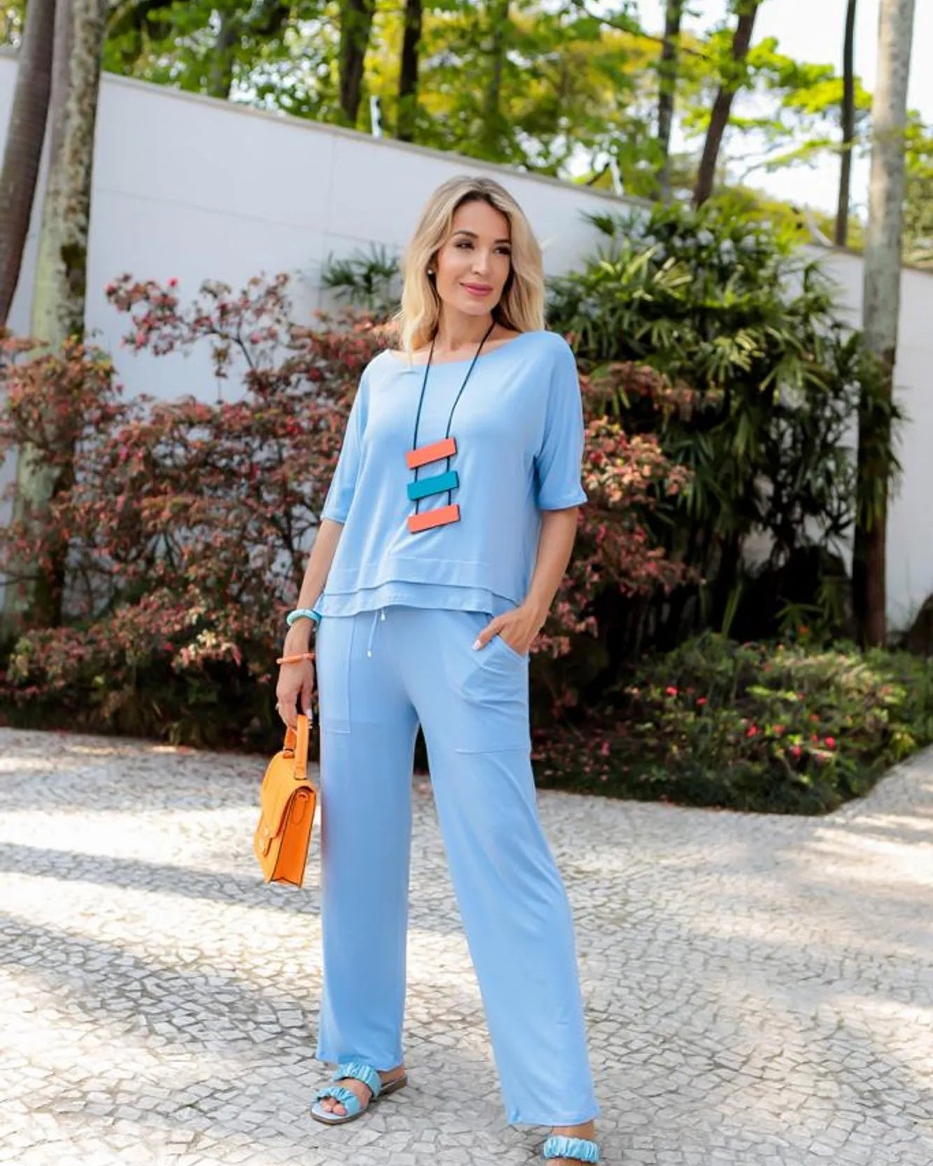 Conjunto Total Confort - Azul Céu