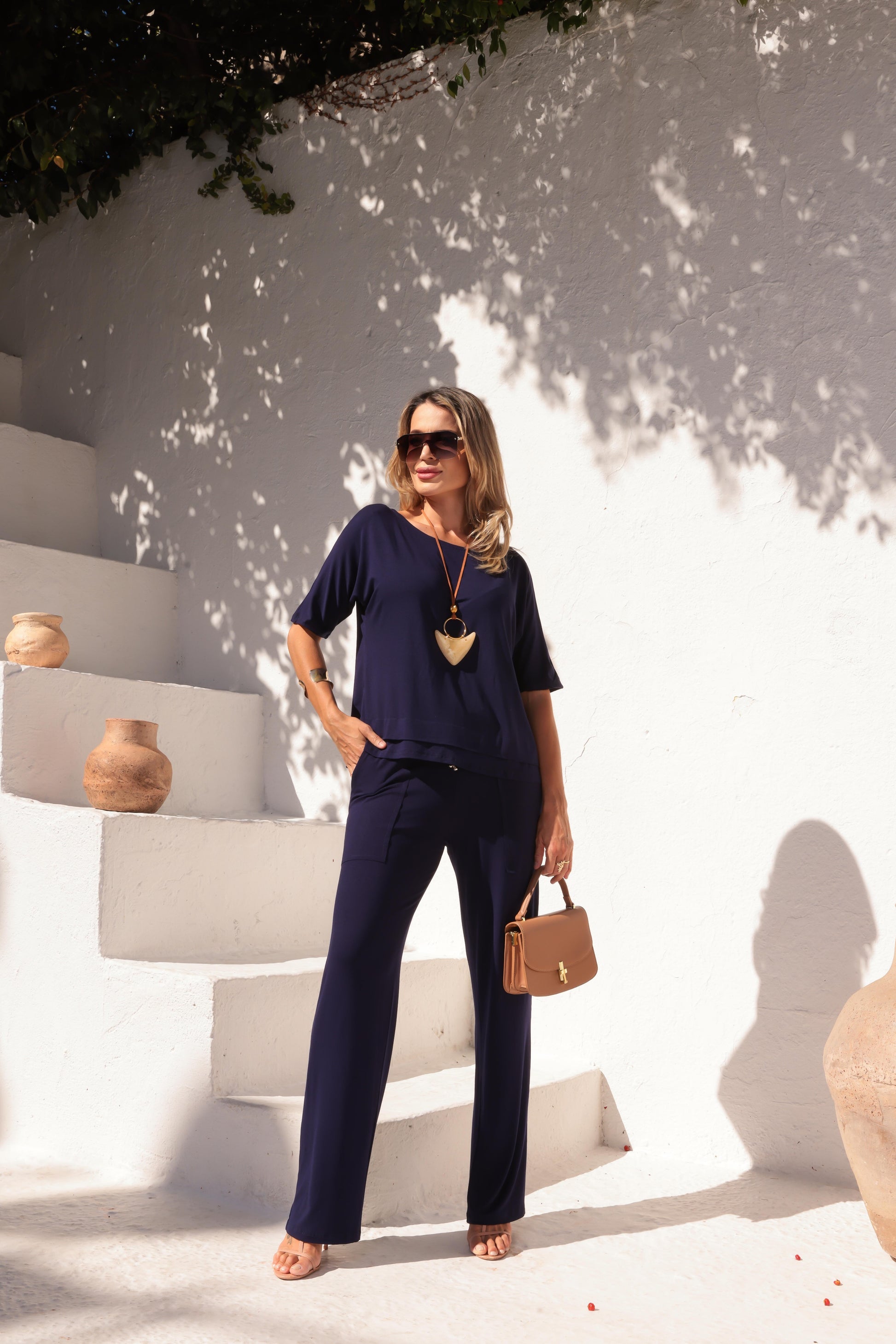 Conjunto Total Confort - Azul Marinho