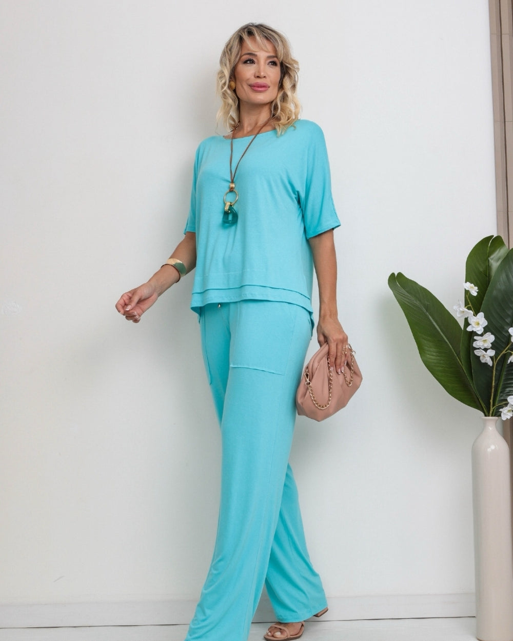 Conjunto Total Confort - Azul Maris