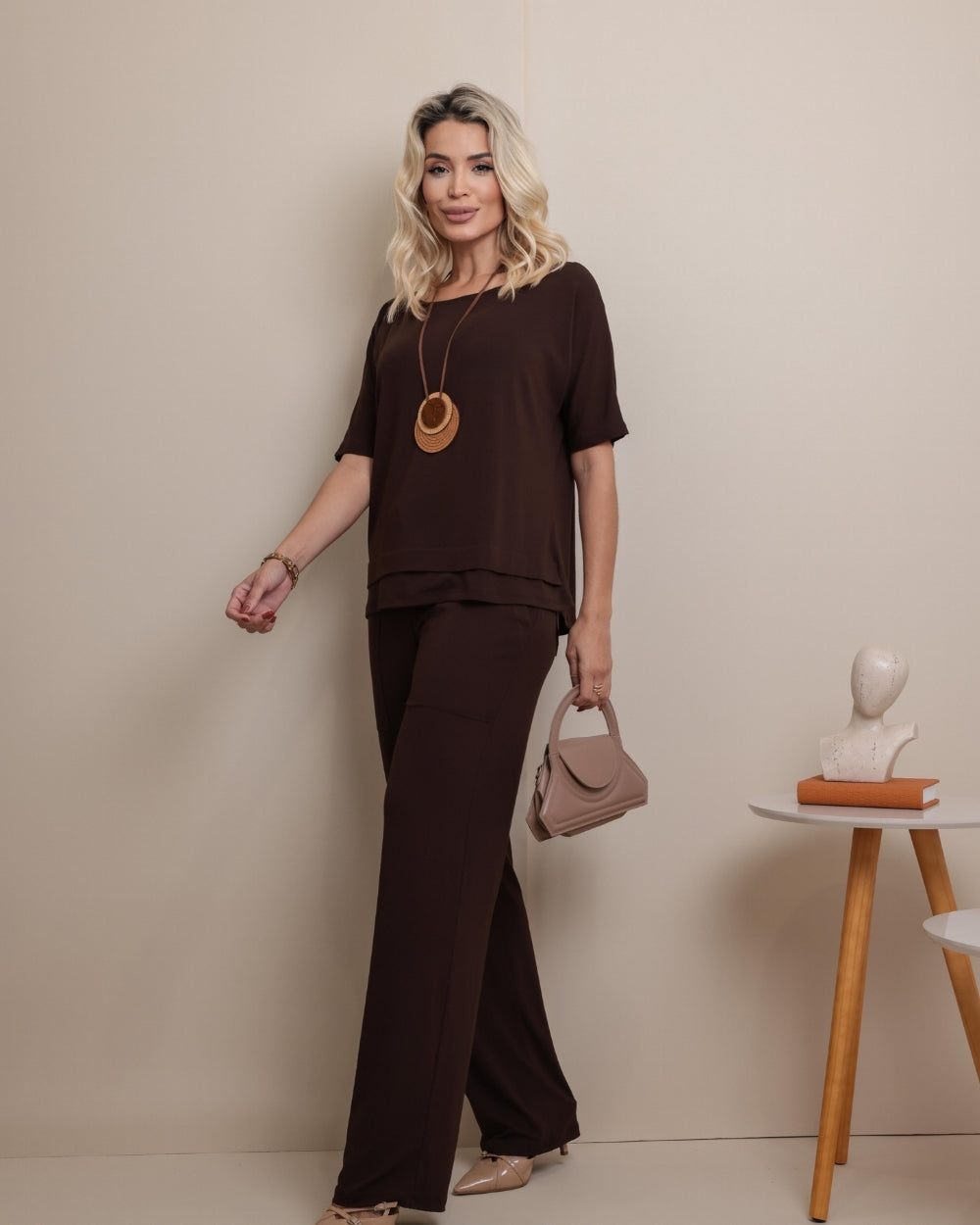 Conjunto Total Confort - Marrom