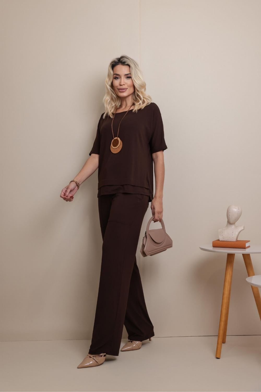 Conjunto Total Confort - Marrom