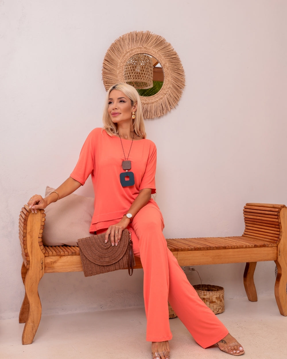 Conjunto Total Confort - Pêssego