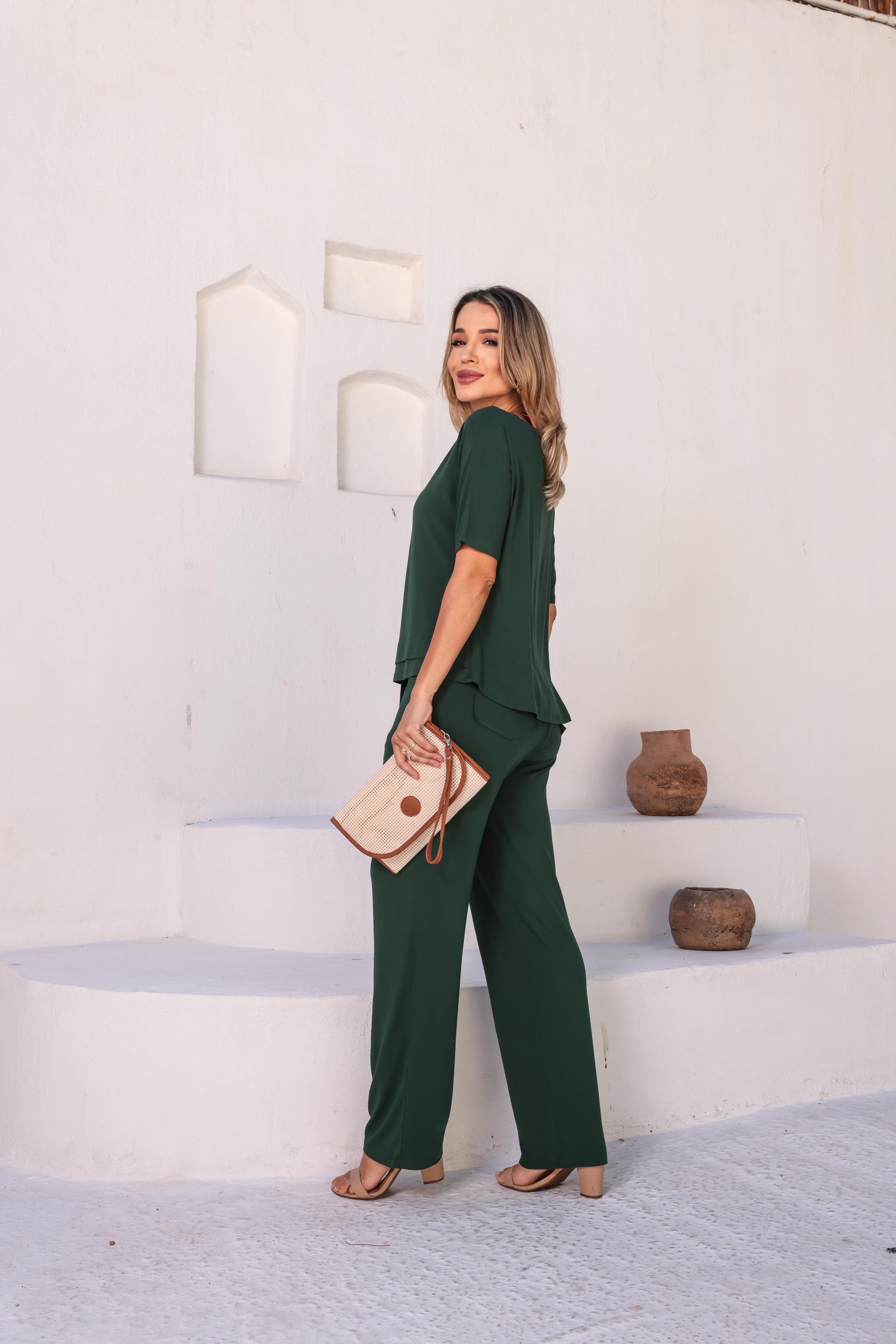 Conjunto Total Confort - Verde Musgo