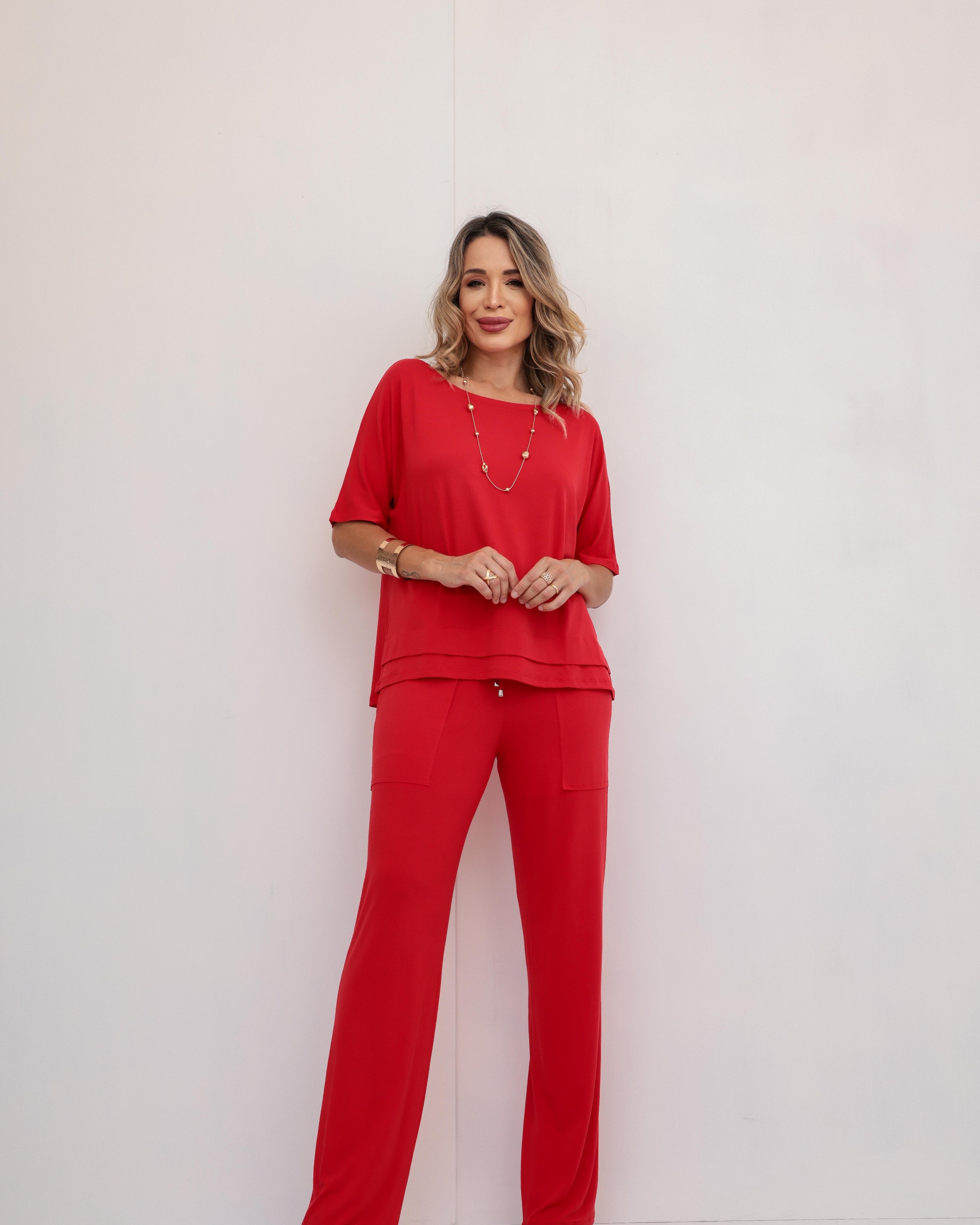 Conjunto Total Confort - Vermelho