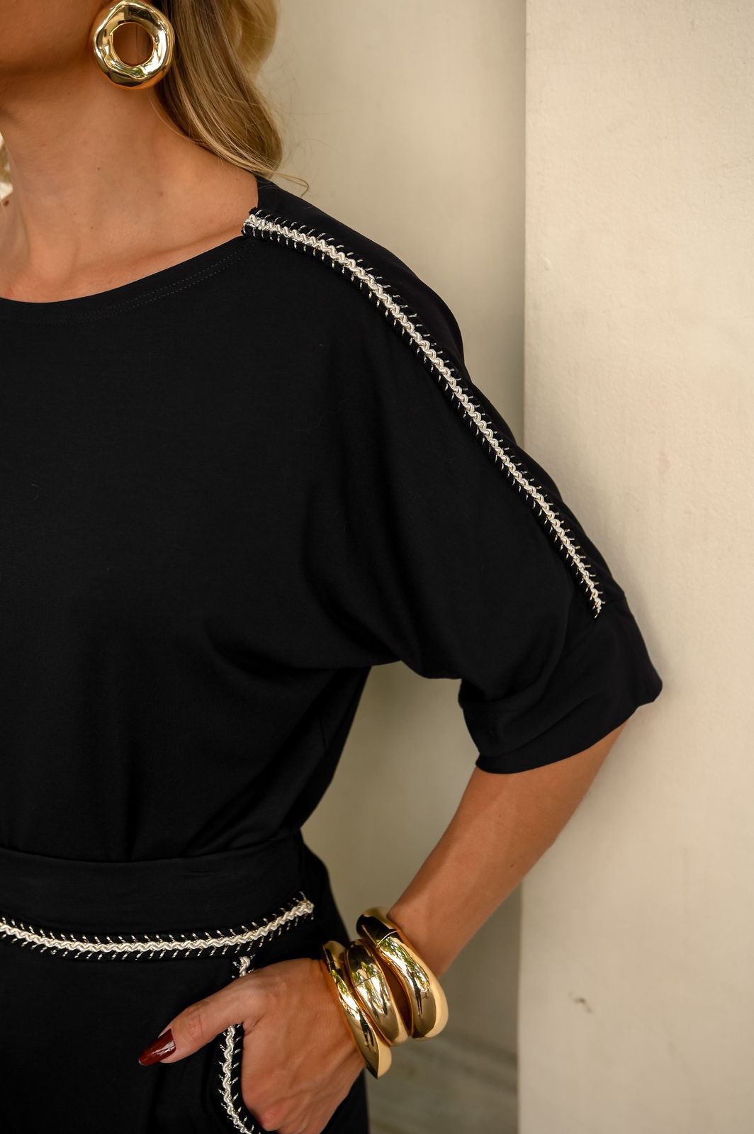 Conjunto Trança - Preto