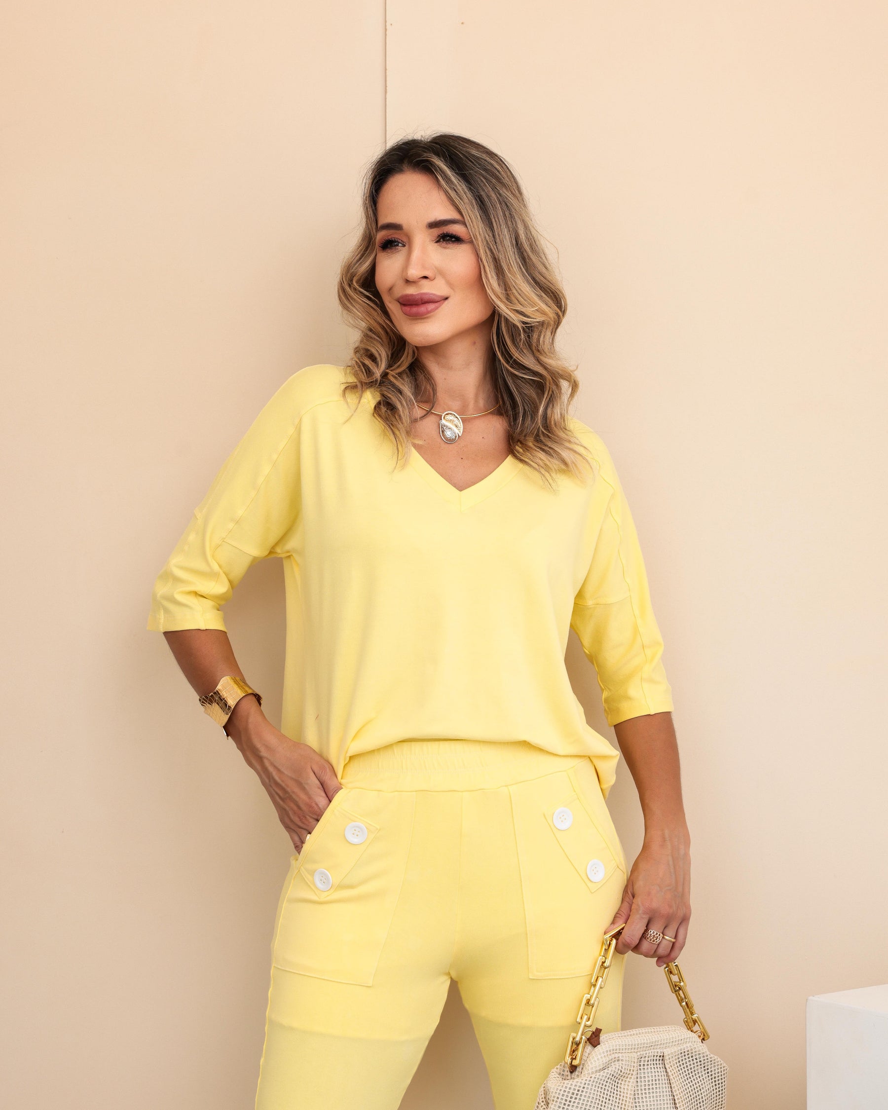 Conjunto Valência - Amarelo
