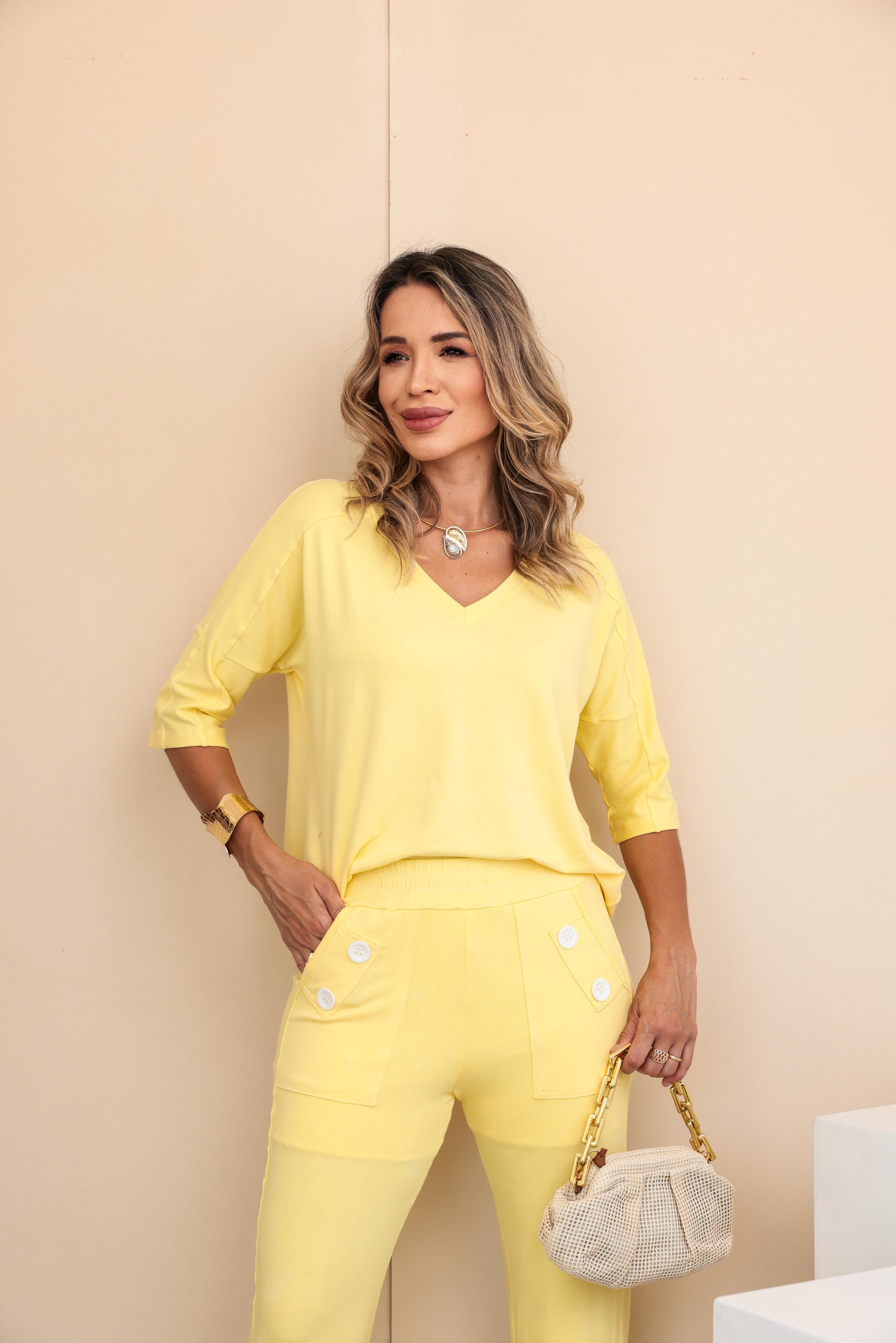 Conjunto Valência - Amarelo