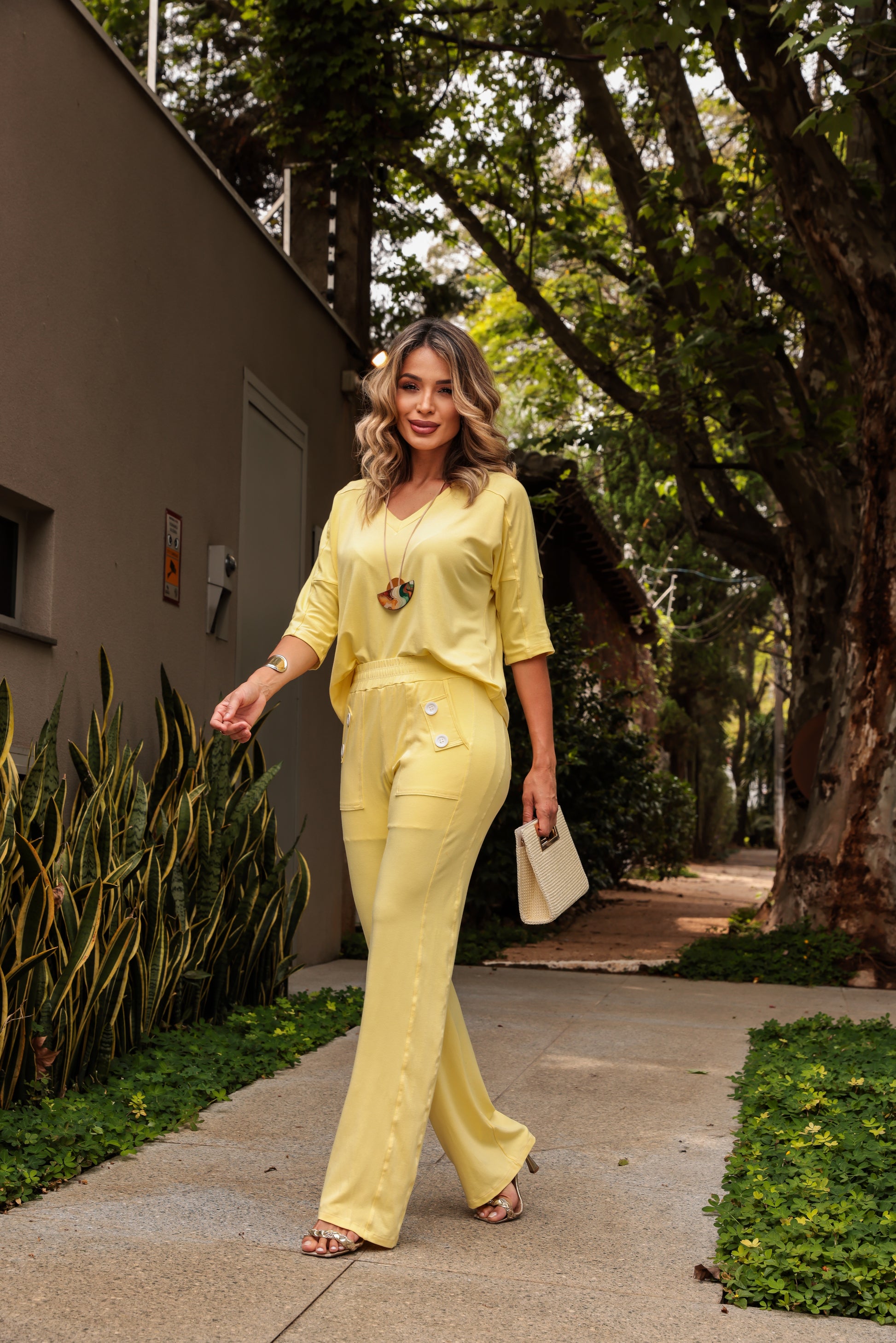 Conjunto Valência - Amarelo