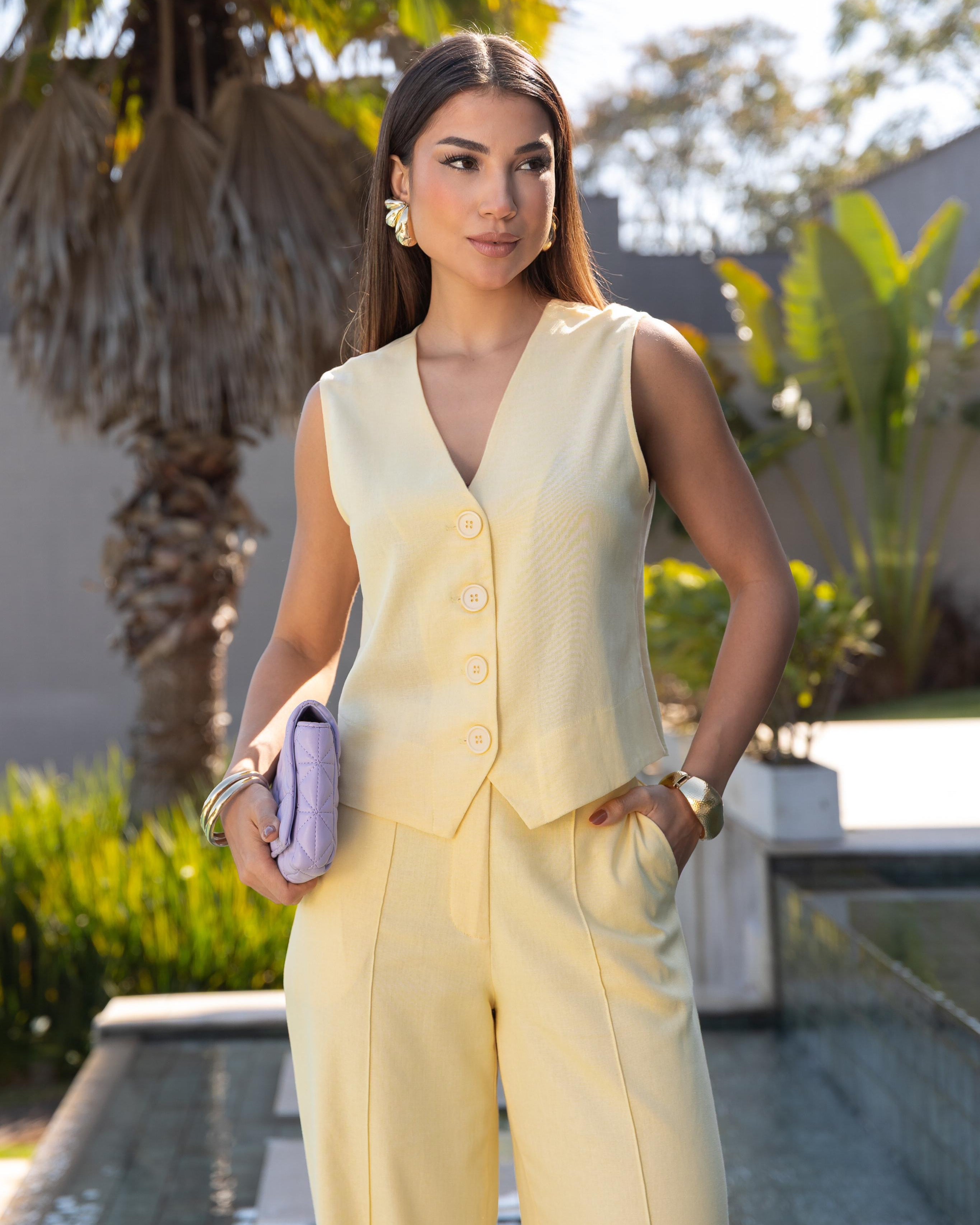 Conjunto Vision - Amarelo