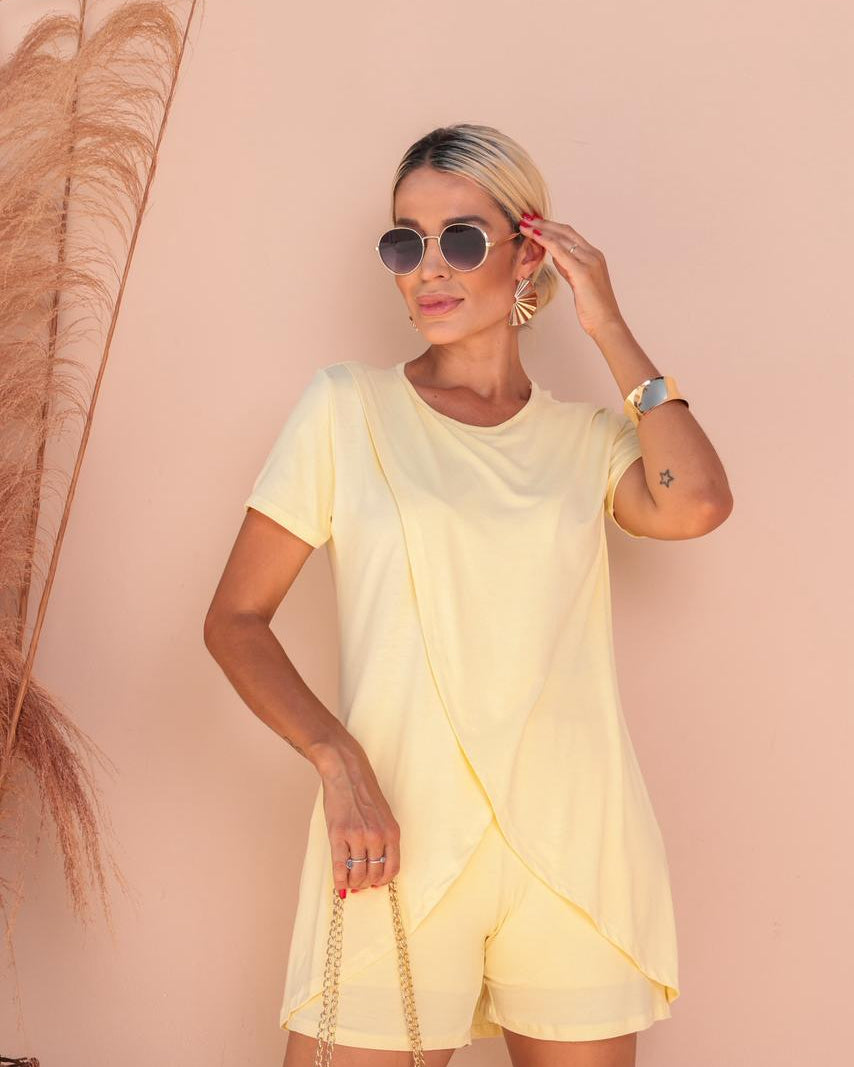 Conjunto Viver - Amarelo