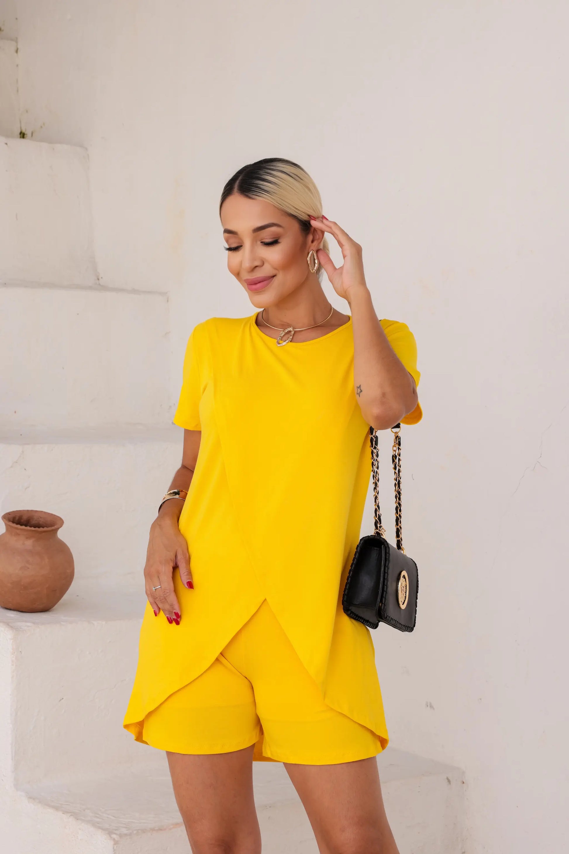 Conjunto Viver - Amarelo