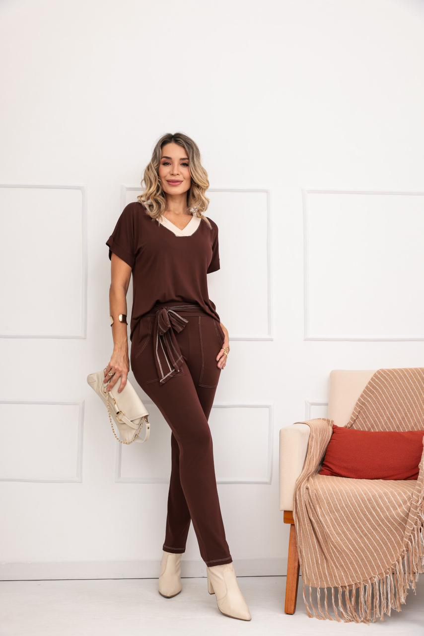 Conjunto Volpi - Marrom
