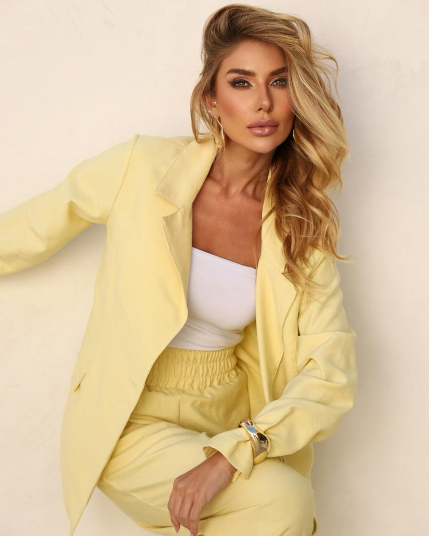 Conjunto Wafra - Amarelo