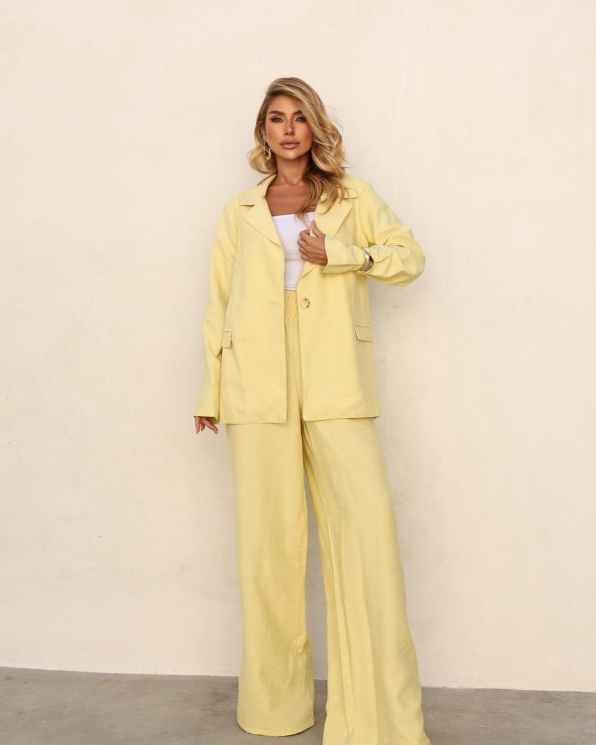 Conjunto Wafra - Amarelo