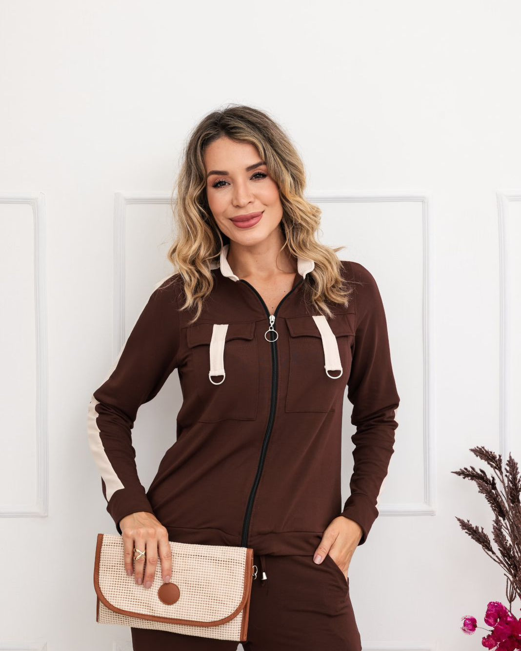 Conjunto Yampi - Marrom