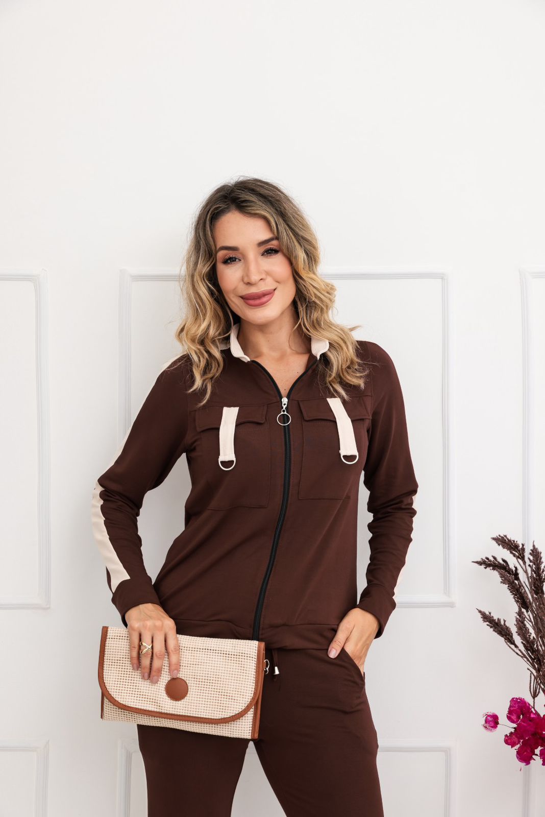 Conjunto Yampi - Marrom
