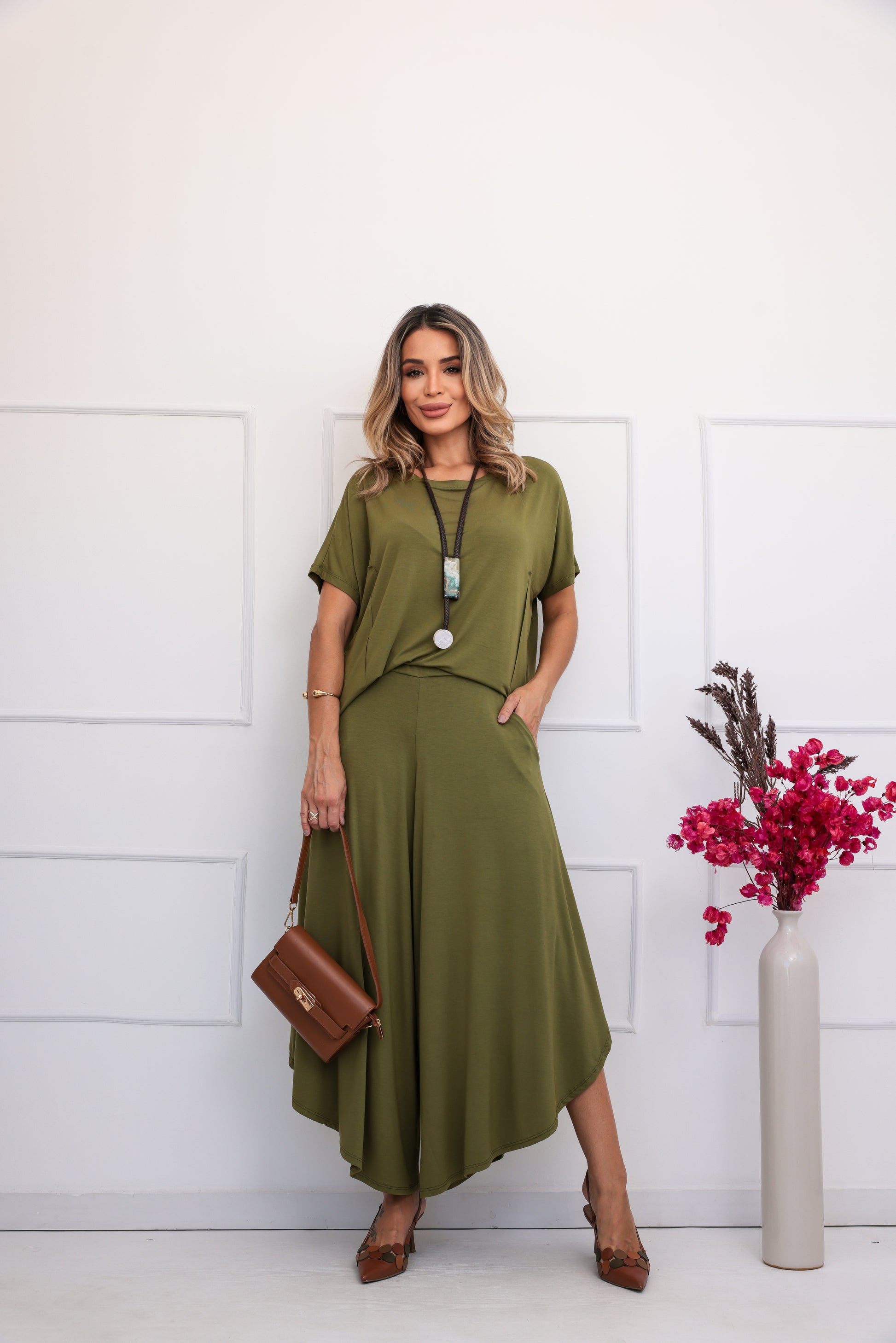 Conjunto Zen - Verde Militar