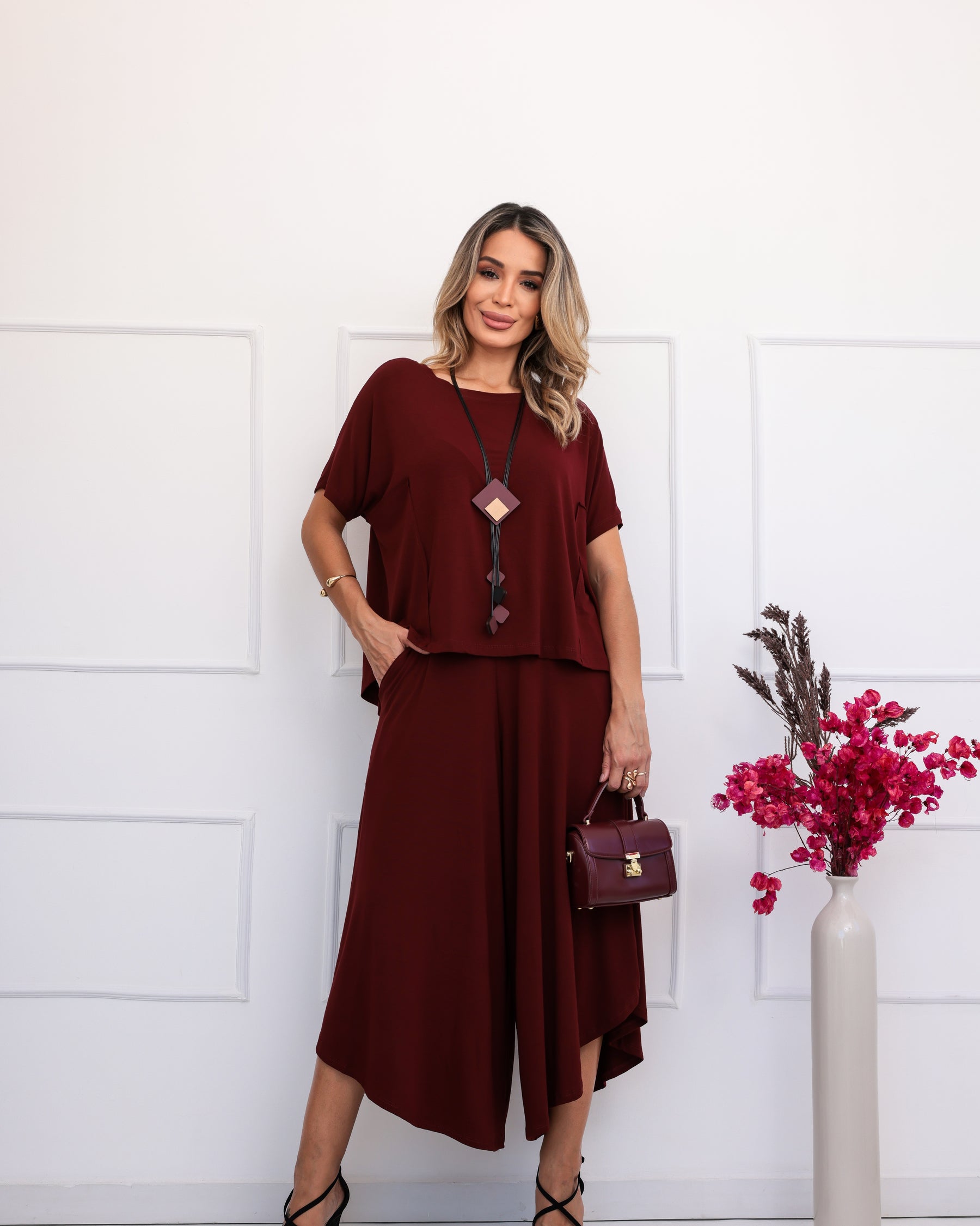 Conjunto Zen - Vermelho