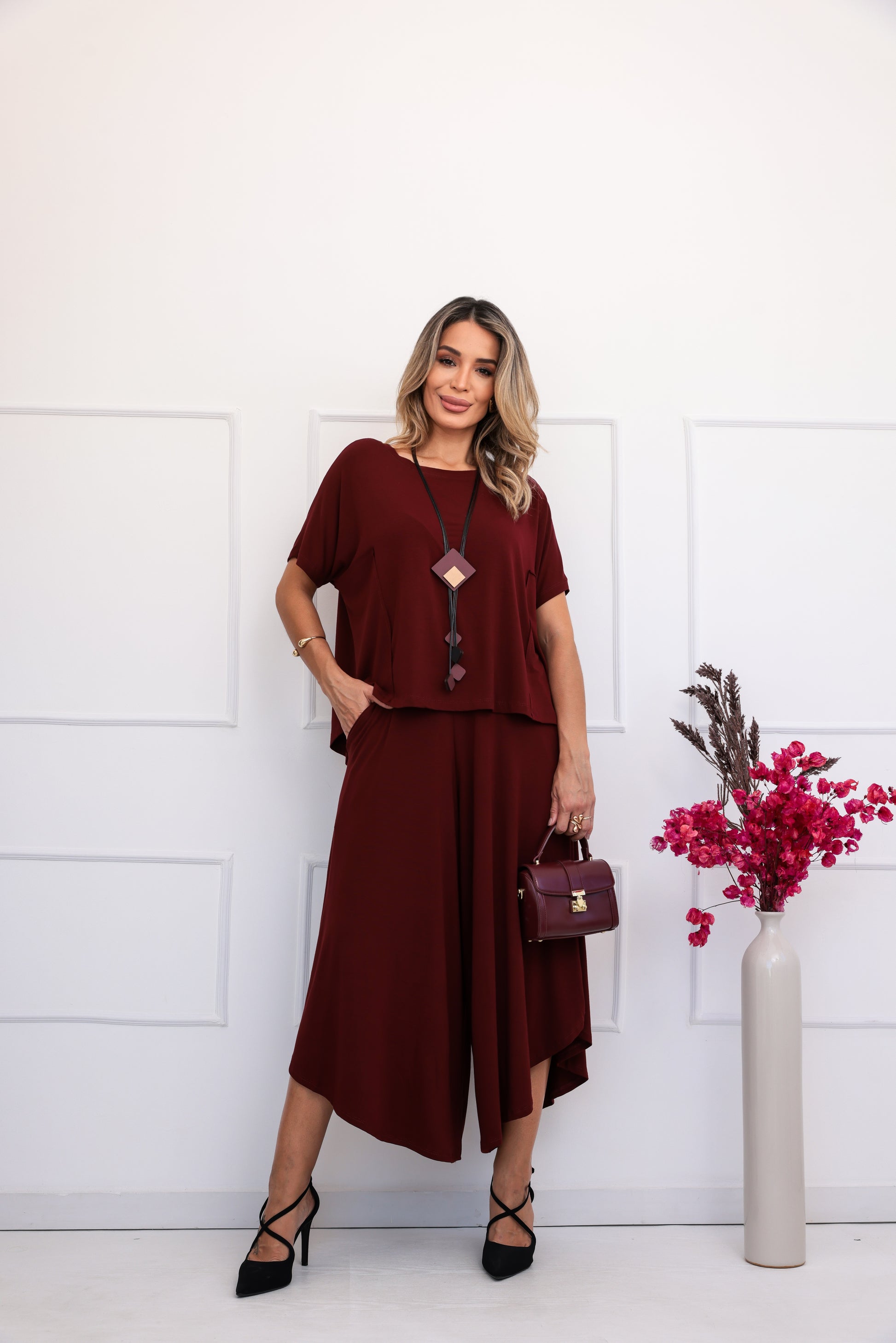 Conjunto Zen - Vermelho