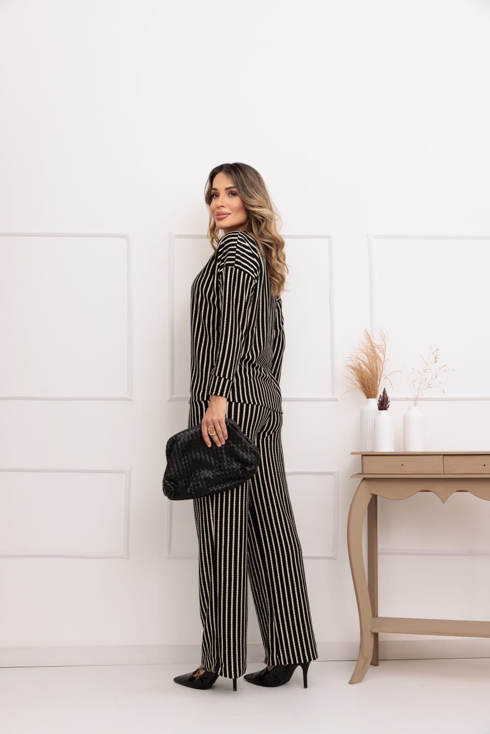 Conjunto Flower - Preto