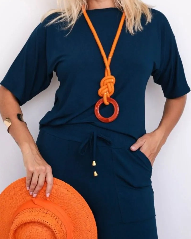 Conjunto Summer - Azul Marinho