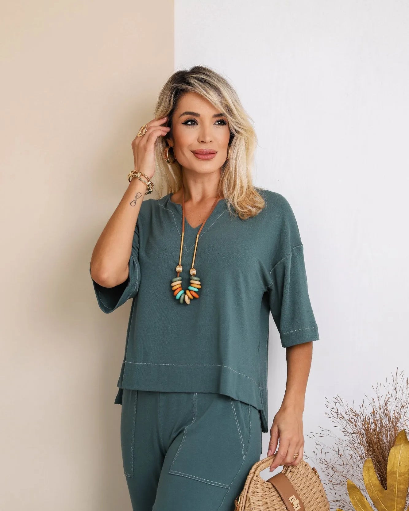 Conjunto Modern - Verde Oliva