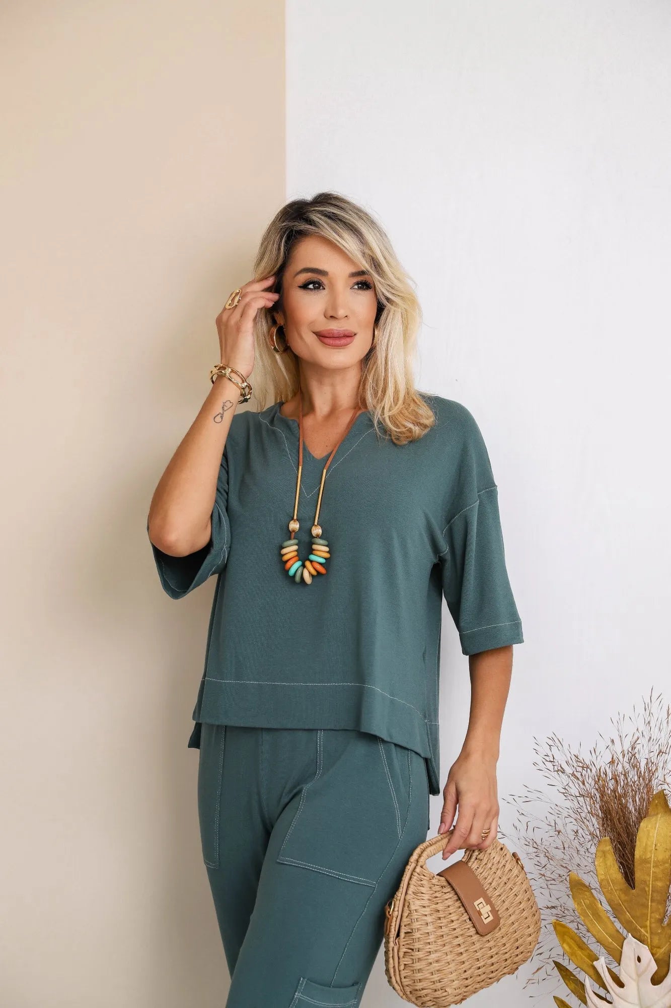 Conjunto Modern - Verde Oliva