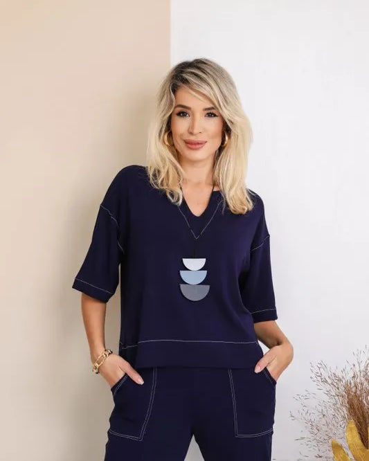 Conjunto Modern - Azul Marinho