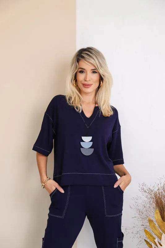 Conjunto Modern - Azul Marinho