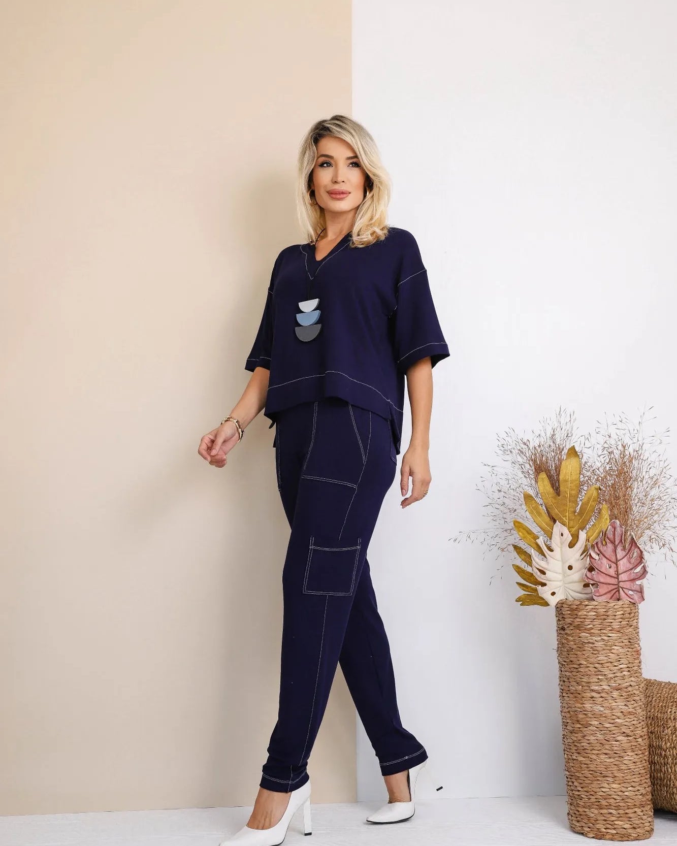 Conjunto Modern - Azul Marinho