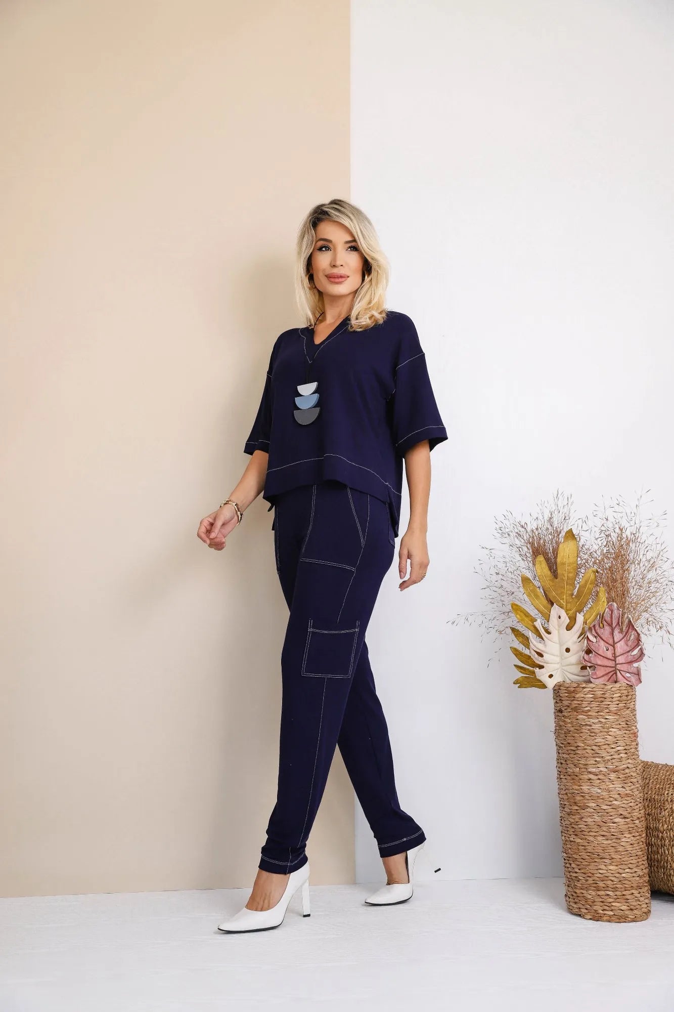 Conjunto Modern - Azul Marinho