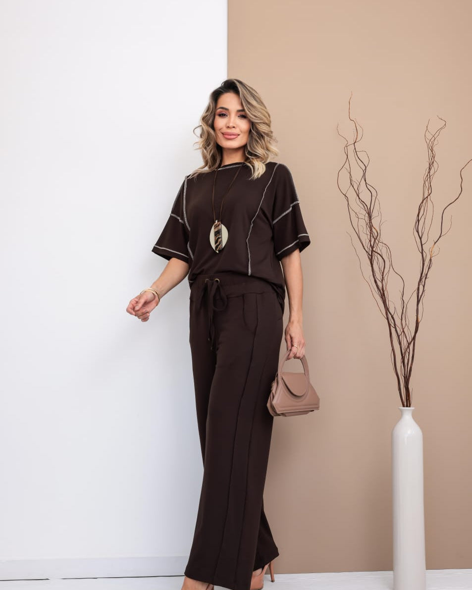 Conjunto Mexicano - Marrom