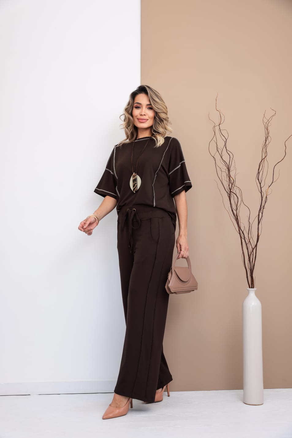 Conjunto Mexicano - Marrom