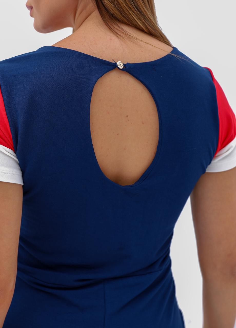 Macacão Avene - Marinho/Vermelho