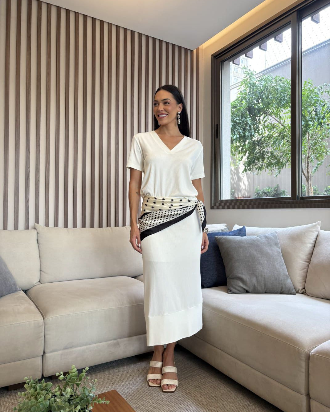 Conjunto Saia Selling - Off White