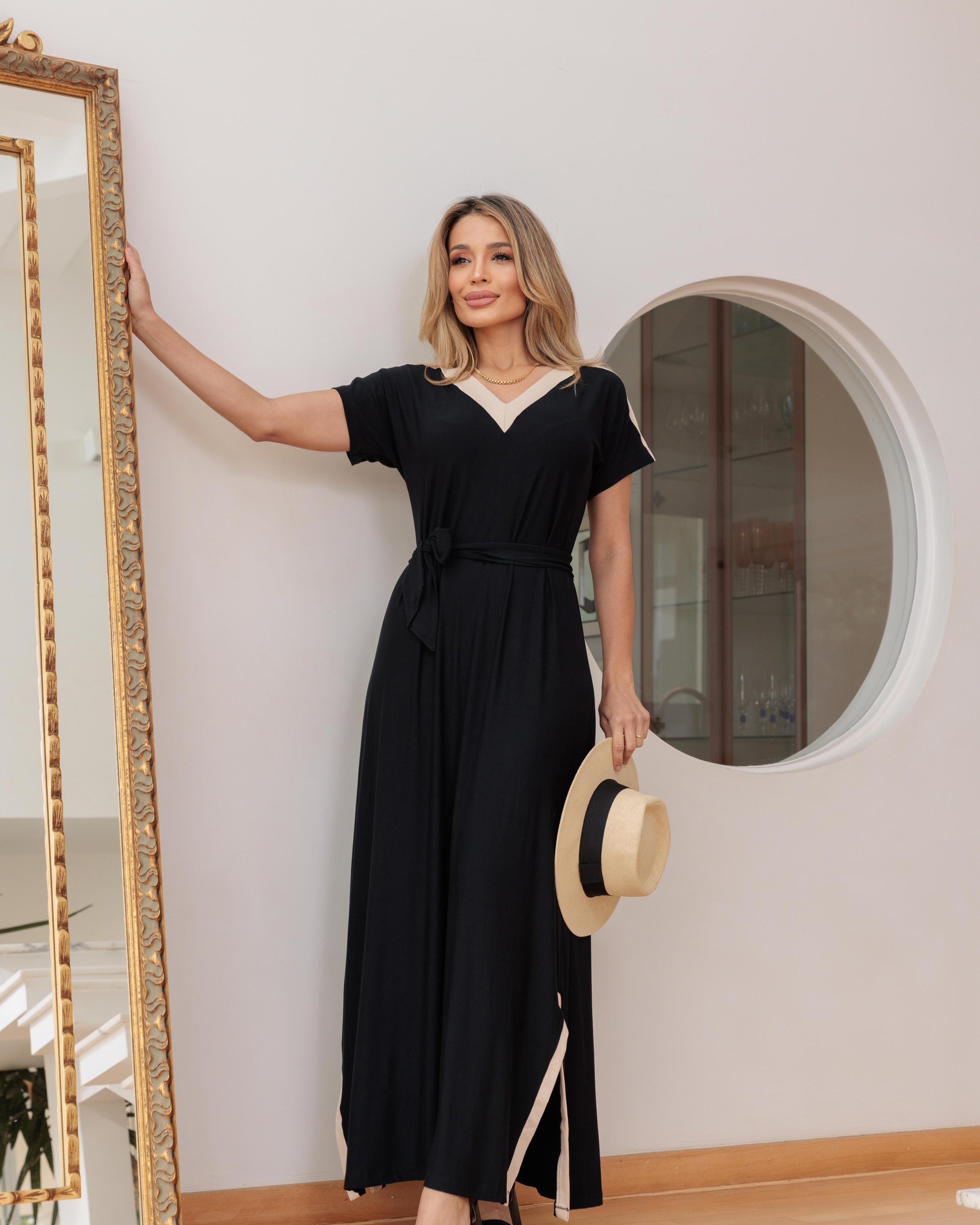 Vestido Azalia - Preto