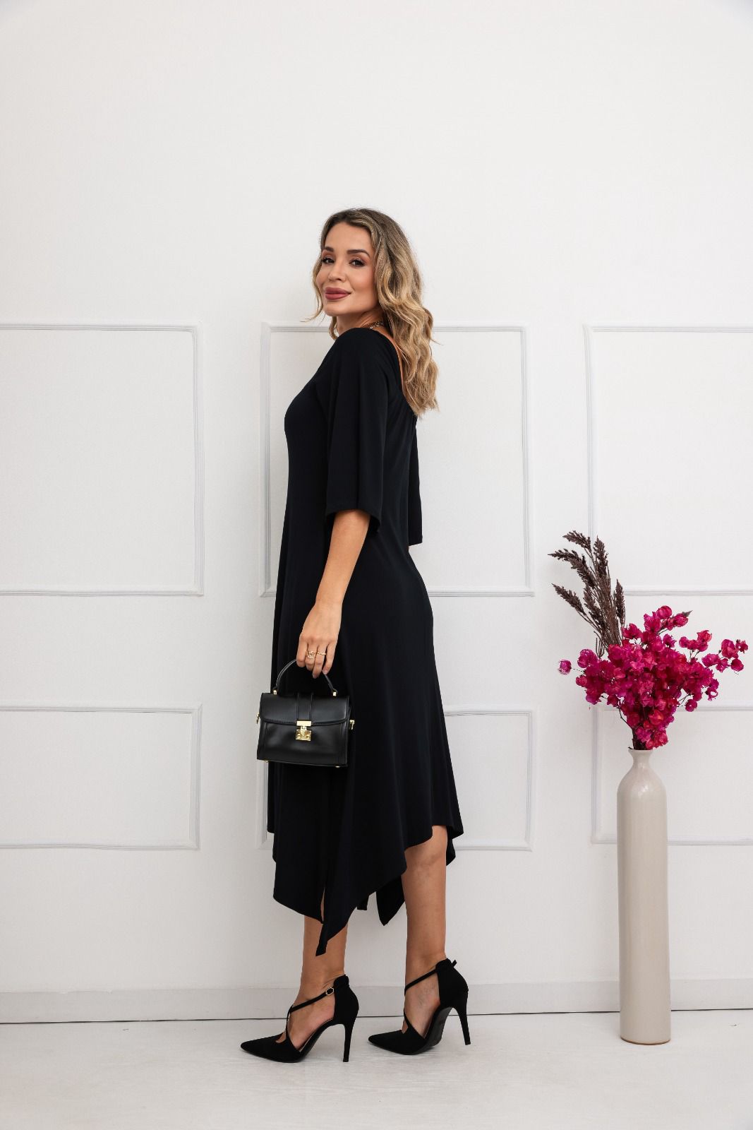 Vestido Burguesa - Preto