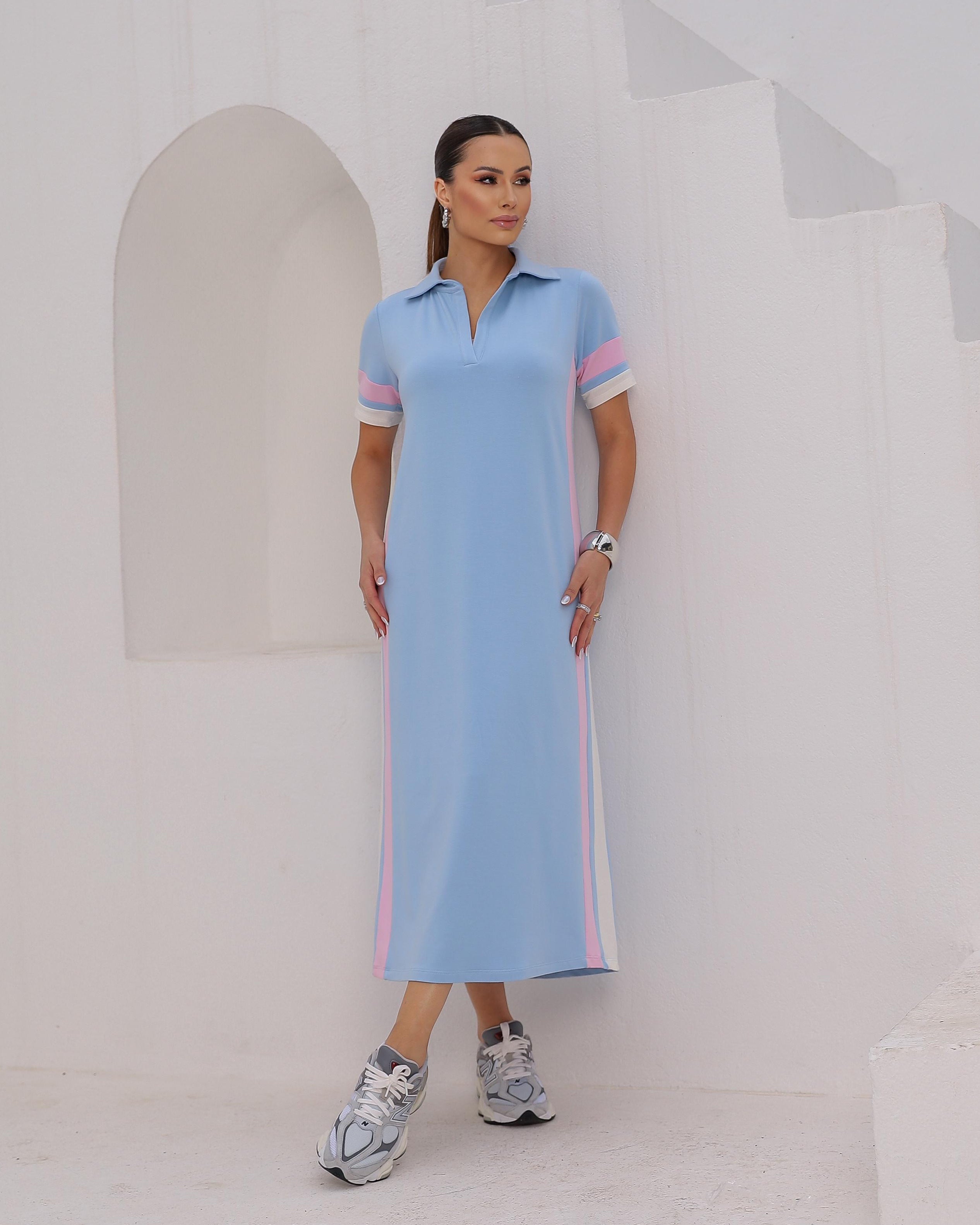 Vestido Clarity - Azul Claro