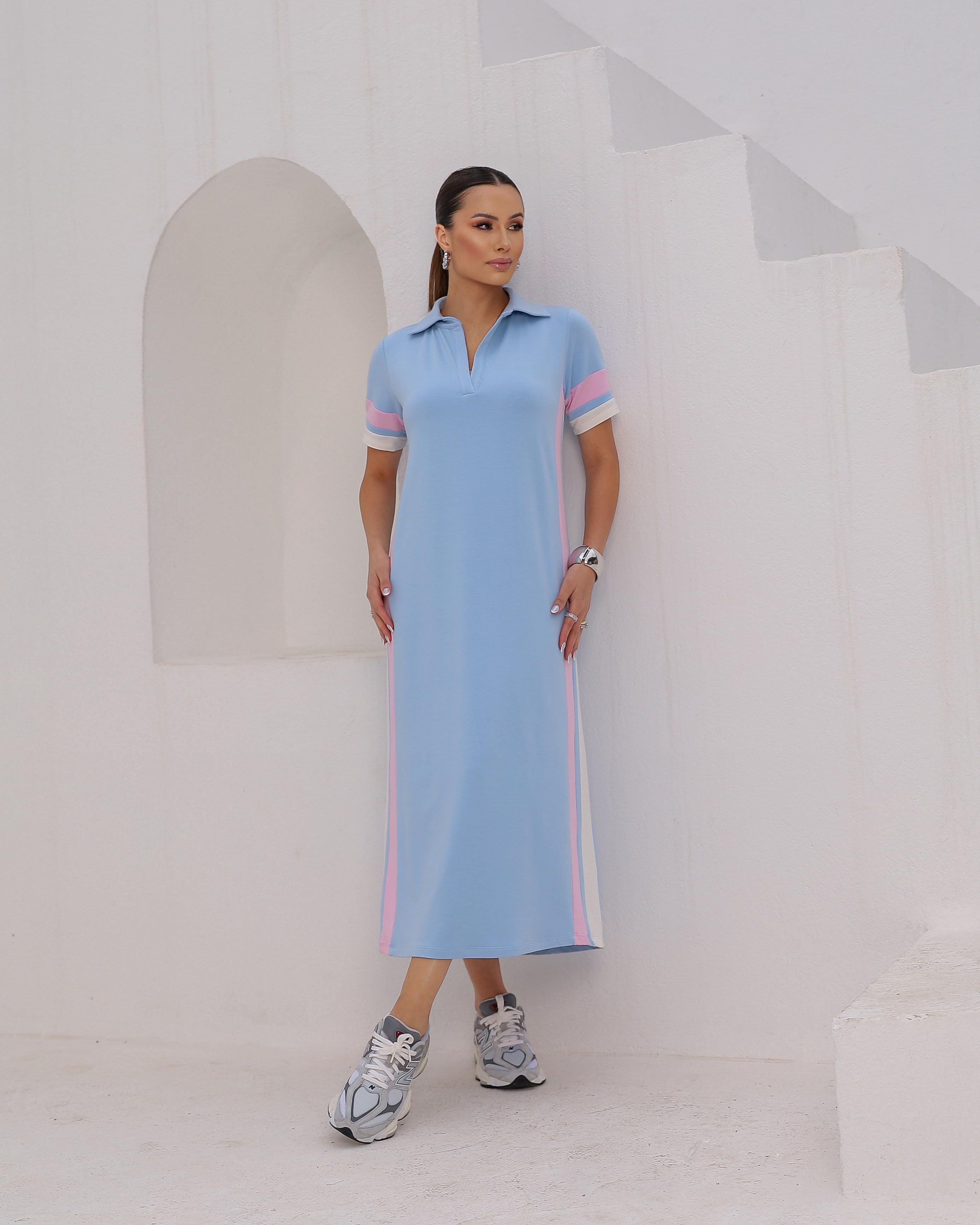Vestido Clarity - Azul Claro